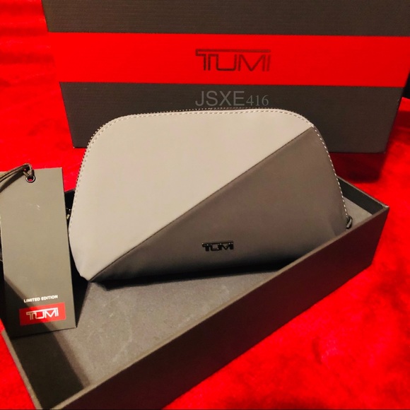 Tumi Limited Edition Domed Pouch in Pieced Grey - Picture 10 of 14
